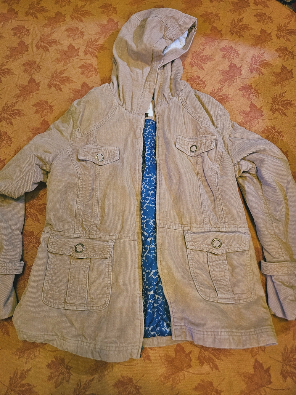 Ultra Cute Tan Corduroy Coat